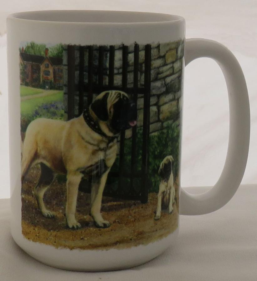 English Mastiff coffee mug front